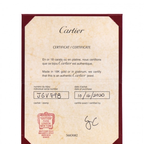 Authentic Cartier 18K pink Gold Juste Un Clou with diamonds size 18 - Picture 3 of 6